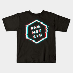 RAMMSTEIN POLYGON GLITCH Kids T-Shirt